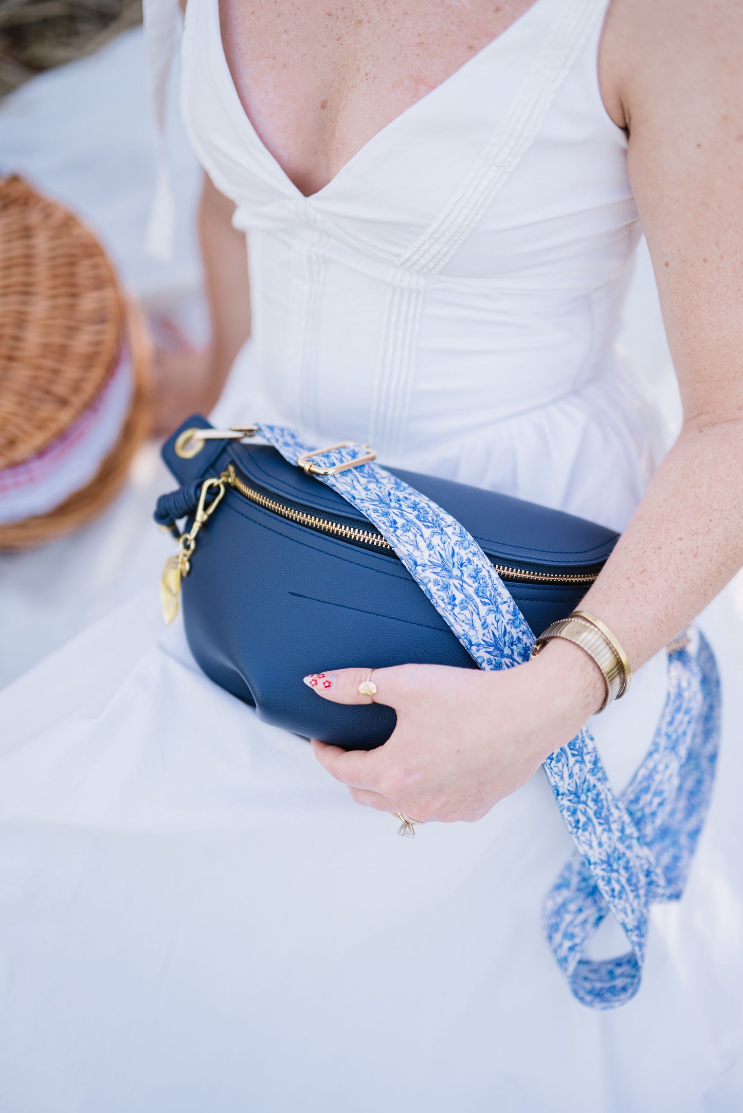 Bluebell Meadows Adjustable Bag Strap